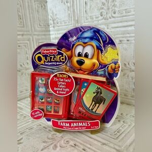 New Fisher Price QUIZARD the LEARNING WIZARD FARM ANIMALS